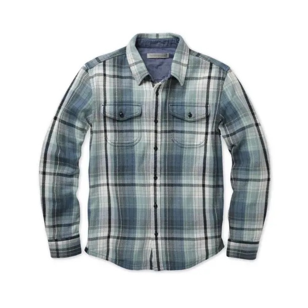 Outerknown Blanket Shirt - Daylight Seaview Plaid colorway - XL